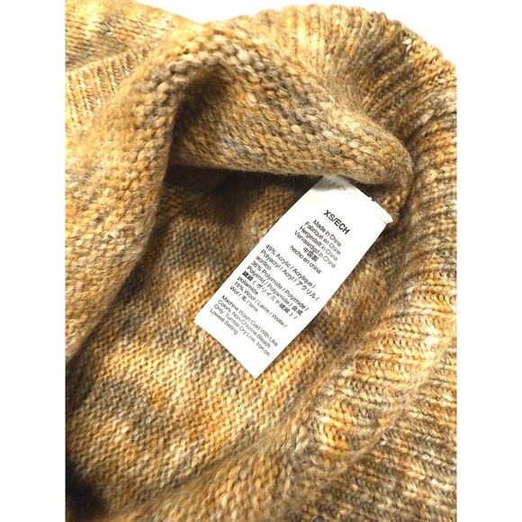 Madewell Women’s Space-Dye Pleat-Sleeve Pullover Sweater NWT - Picture 5 of 8